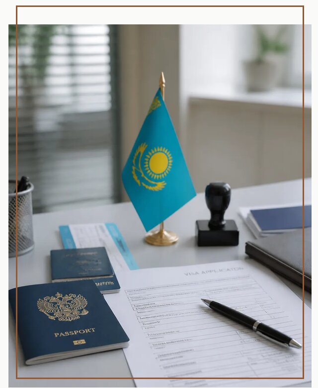 Оформление визы в Казахстан для поездки и работы в Кумертау
