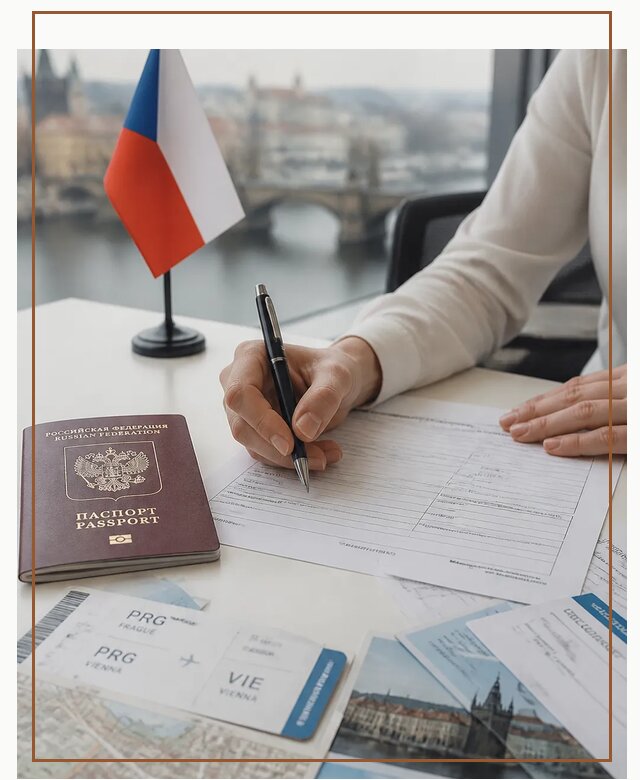 Оформление визы в Чехию под ключ для поездки в Кумертау